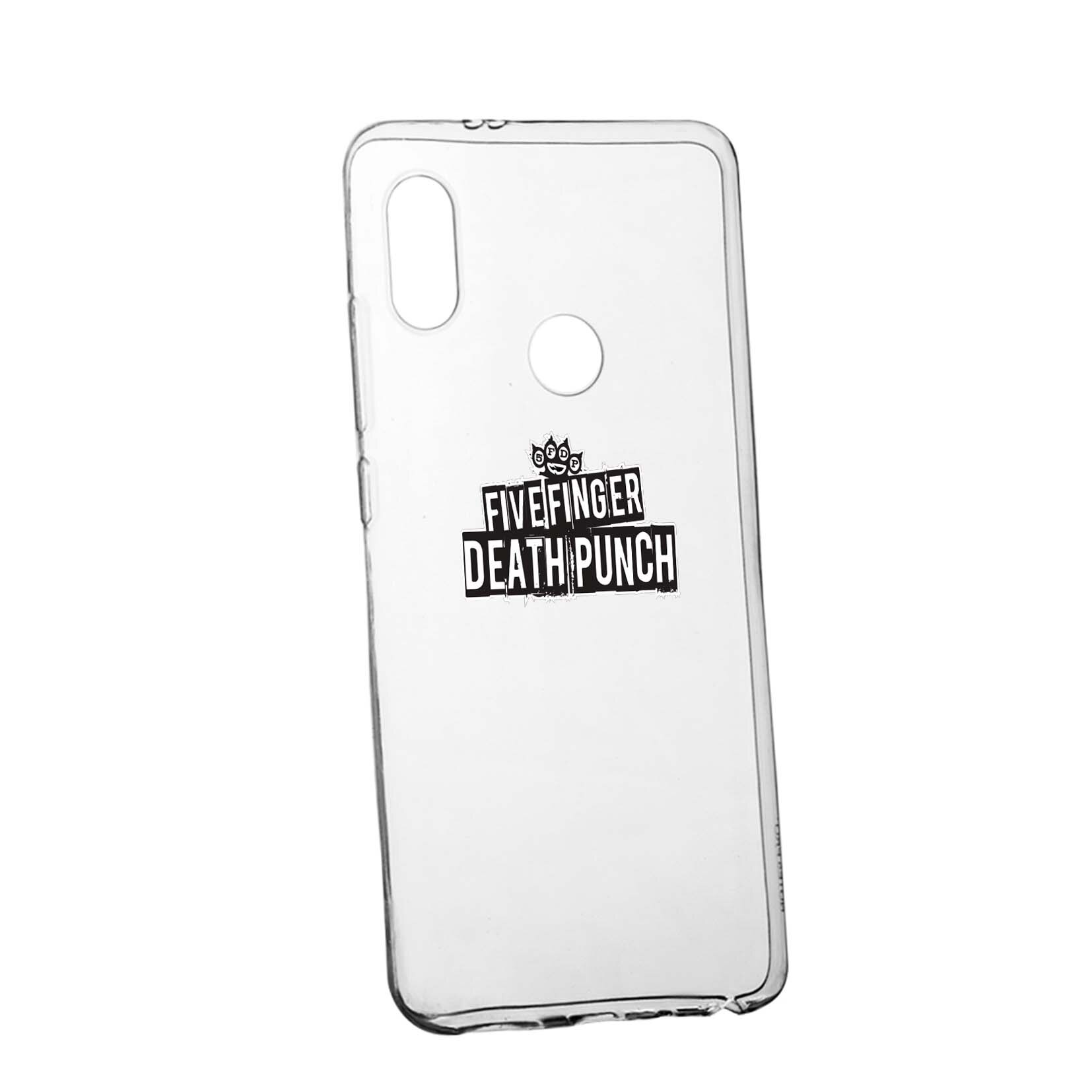 Husa de protectie Five FInger Death Punch, pentru Xiaomi Redmi 7, rezistenta la uzura, anti-alunecare, din silicon Premium, 536