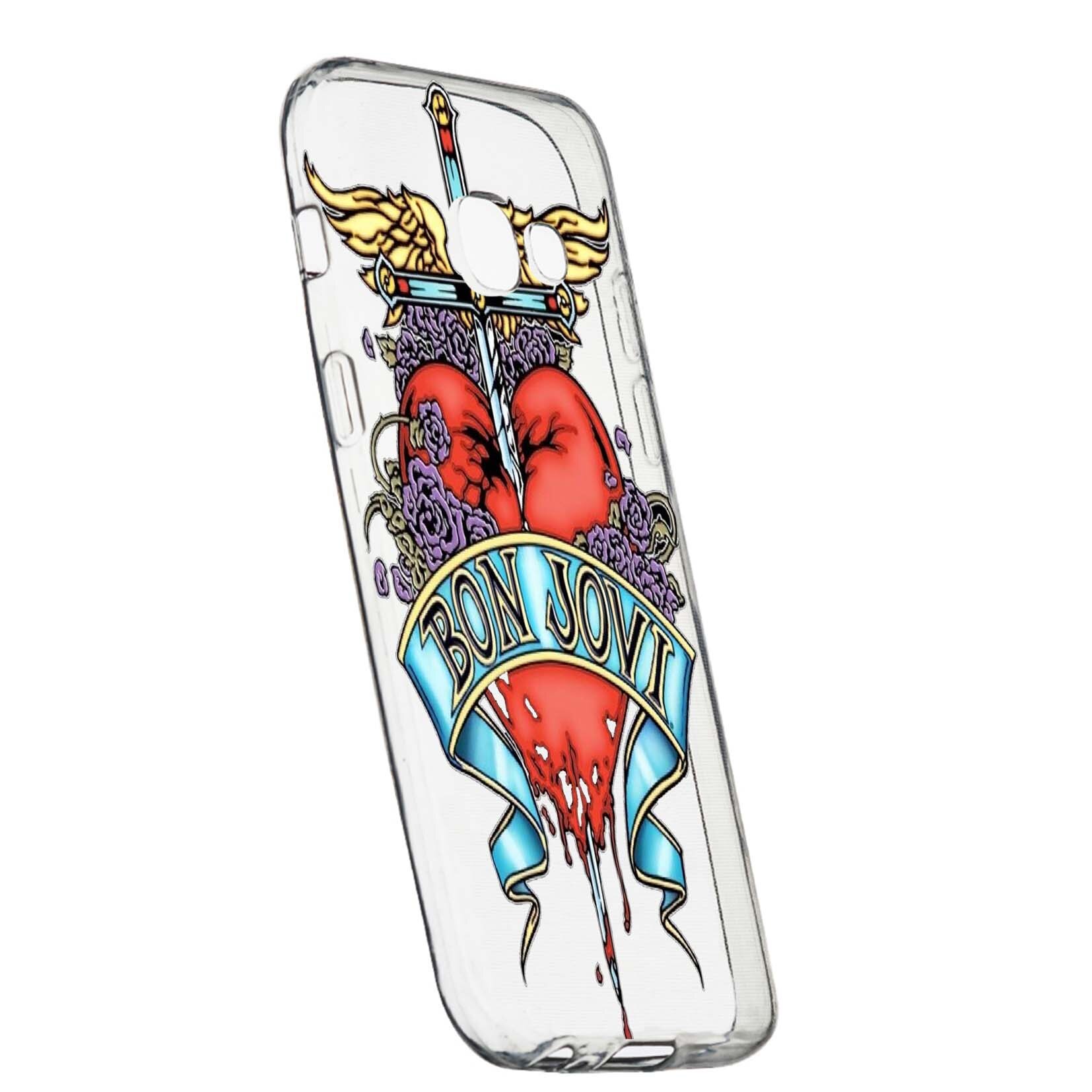 Husa de protectie Bon Jovi, pentru Samsung Galaxy A5 2017, rezistenta la uzura, anti-alunecare, din silicon Premium, 533