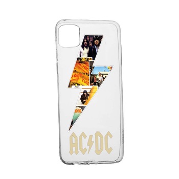 Husa de protectie AC/DC, pentru Apple iPhone 11 Pro Max, rezistenta la uzura, anti-alunecare, din silicon Premium, 534 Husa de protectie AC/DC, pentru Apple iPhone 11 Pro Max, rezistenta la uzura, anti-alunecare, din silicon Premium, 534