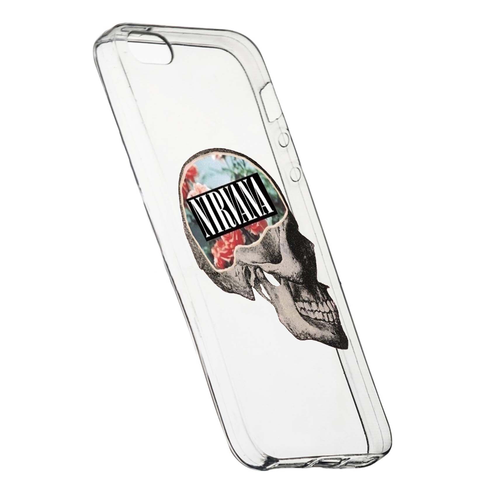 Husa de protectie Nirvana, pentru Apple iPhone 5 / 5S / SE, rezistenta la uzura, anti-alunecare, din silicon Premium, 535