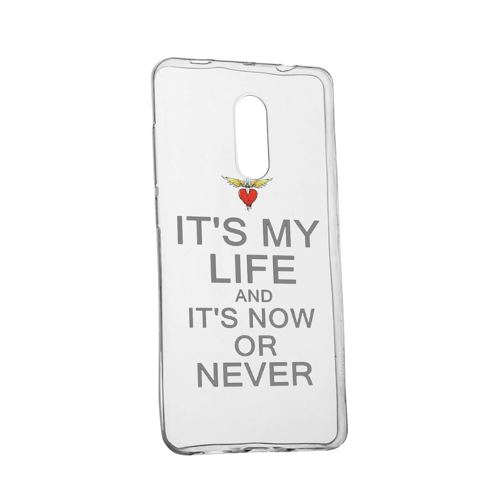 Husa de protectie It's My Life, pentru Xiaomi Redmi 8A, rezistenta la uzura, anti-alunecare, din silicon Premium, 539