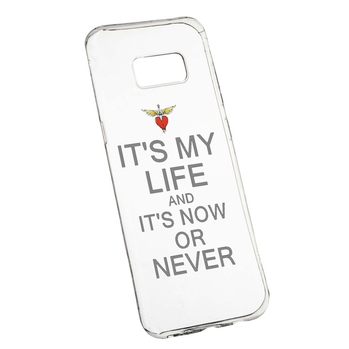 Това е моят живот Samsung Galaxy S8 Устойчив на износване противоплъзгащ първокласен силиконов защитен калъф 539