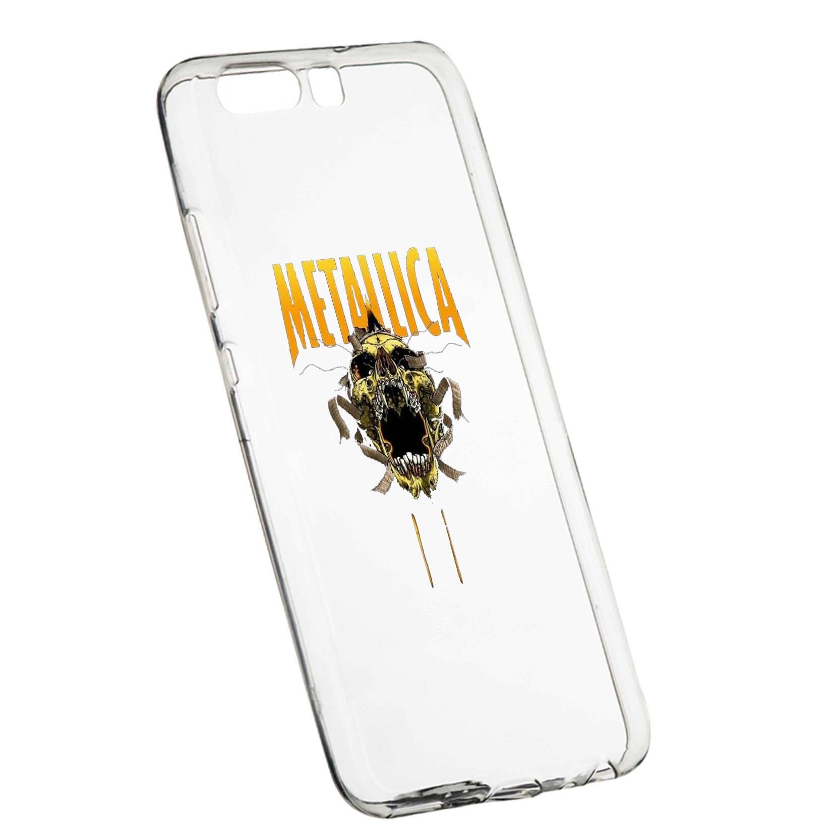 Husa de protectie Metallica, pentru Huawei Y6 2018, rezistenta la uzura, anti-alunecare, din silicon Premium, 542