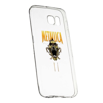 Husa de protectie Metallica, pentru Samsung Galaxy S7 Edge, rezistenta la uzura, anti-alunecare, din silicon Premium, 542 Husa de protectie Metallica, pentru Samsung Galaxy S7 Edge, rezistenta la uzura, anti-alunecare, din silicon Premium, 542