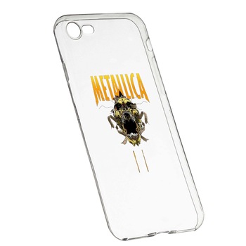 Husa de protectie Metallica, pentru Apple iPhone 6 / 6S, rezistenta la uzura, anti-alunecare, din silicon Premium, 542 Husa de protectie Metallica, pentru Apple iPhone 6 / 6S, rezistenta la uzura, anti-alunecare, din silicon Premium, 542