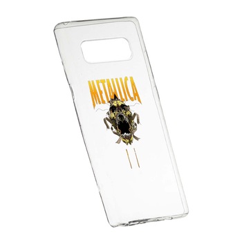 Husa de protectie Metallica, pentru Samsung Galaxy Note 9, rezistenta la uzura, anti-alunecare, din silicon Premium, 542 Husa de protectie Metallica, pentru Samsung Galaxy Note 9, rezistenta la uzura, anti-alunecare, din silicon Premium, 542