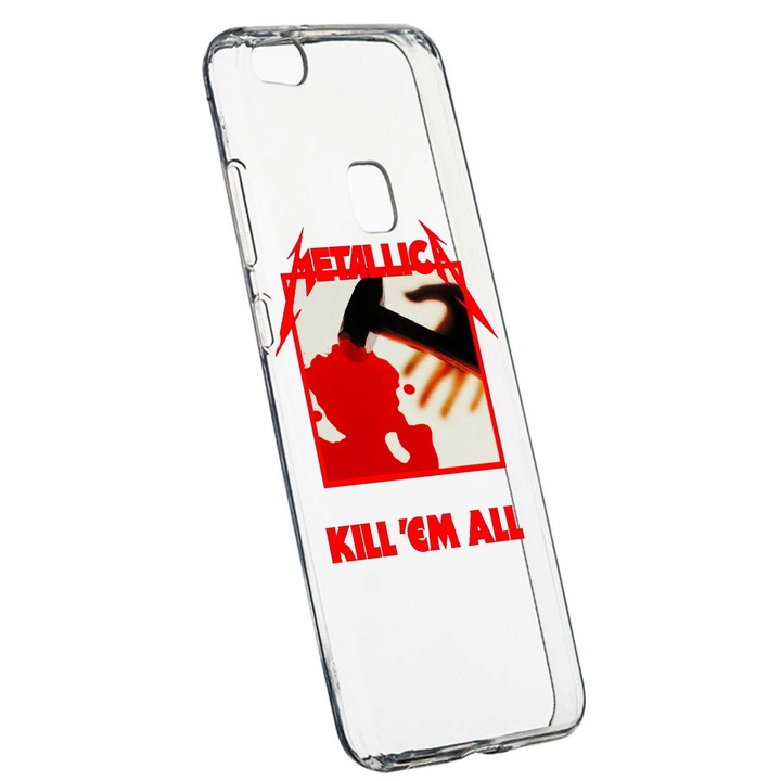 Husa de protectie Metallica, pentru Huawei P10 Lite, rezistenta la uzura, anti-alunecare, din silicon Premium, 543
