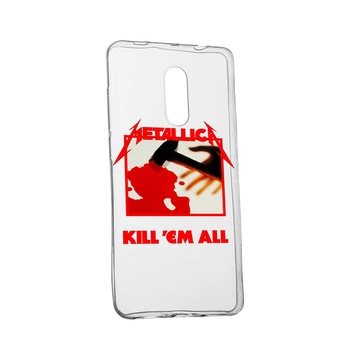 Husa de protectie Metallica, pentru LG K8 2018, rezistenta la uzura, anti-alunecare, din silicon Premium, 543 Husa de protectie Metallica, pentru LG K8 2018, rezistenta la uzura, anti-alunecare, din silicon Premium, 543