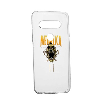 Husa de protectie Metallica, pentru LG K50 / Q60, rezistenta la uzura, anti-alunecare, din silicon Premium, 542 Husa de protectie Metallica, pentru LG K50 / Q60, rezistenta la uzura, anti-alunecare, din silicon Premium, 542