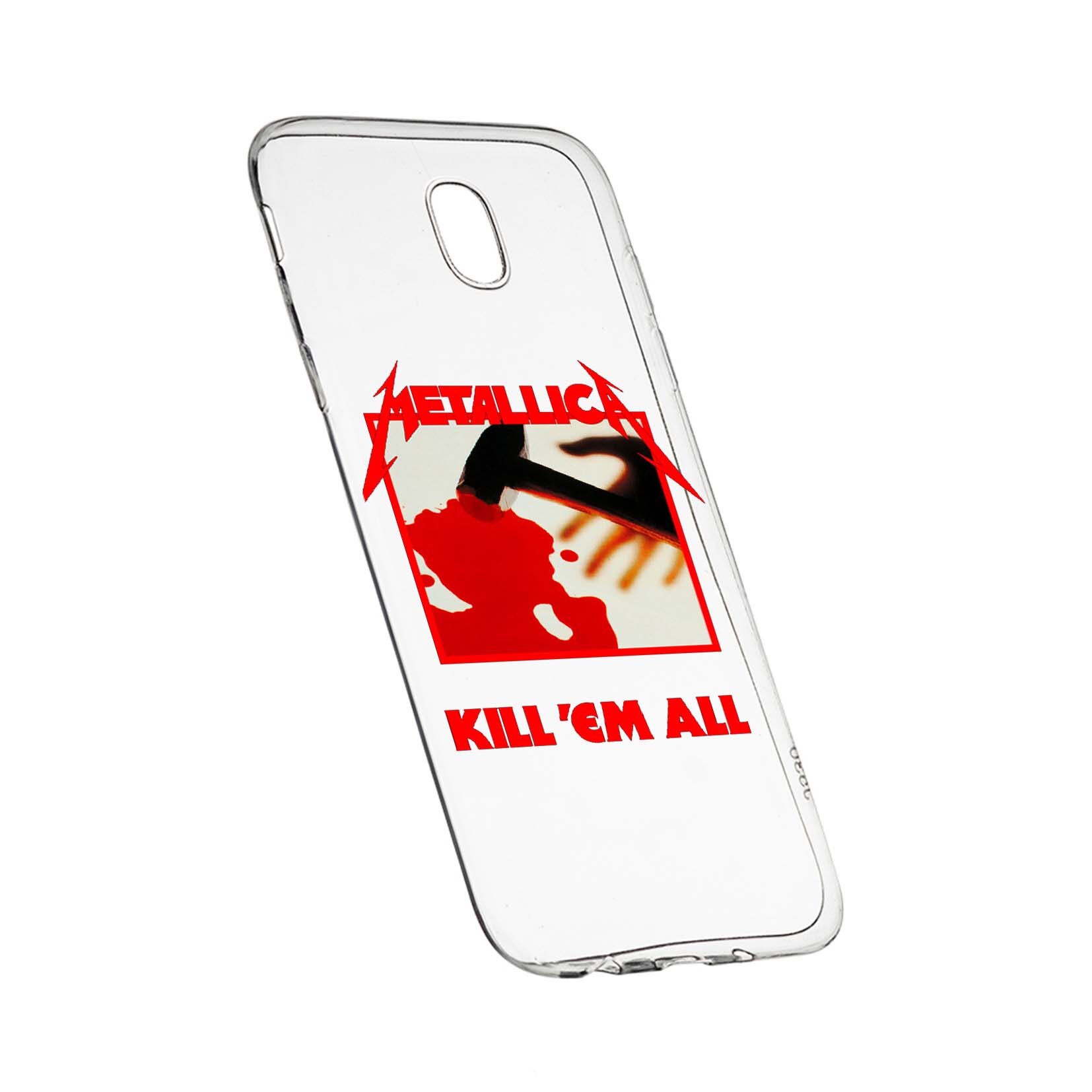 Husa de protectie Metallica, pentru HTC U Play, rezistenta la uzura, anti-alunecare, din silicon Premium, 543