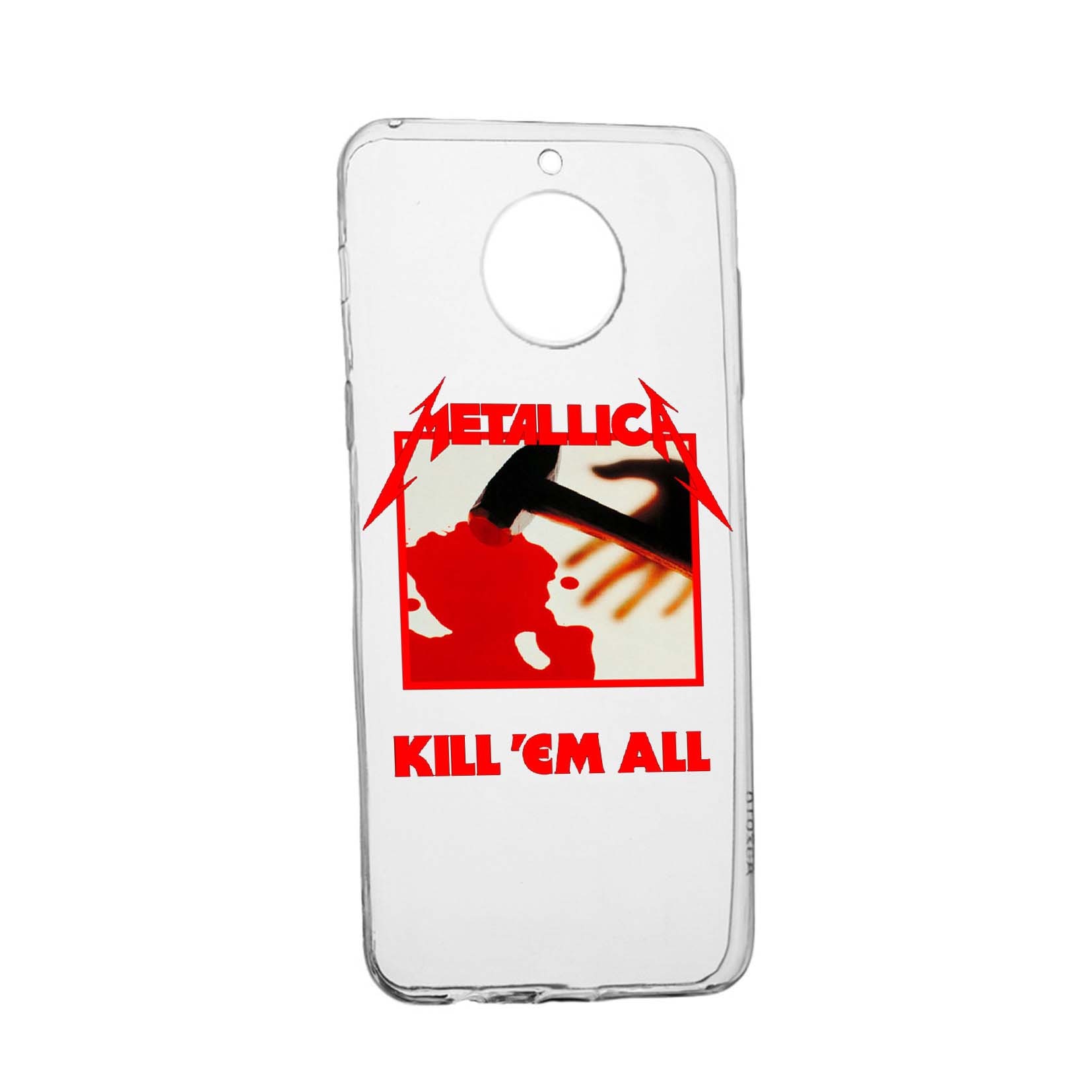 Husa de protectie Metallica, pentru Motorola Moto G6 PLAY, rezistenta la uzura, anti-alunecare, din silicon Premium, 543