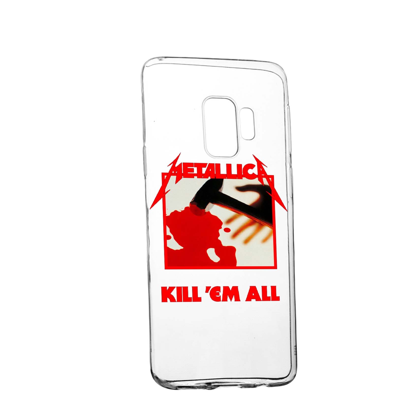 Husa de protectie Metallica, pentru Samsung Galaxy S9 Plus, rezistenta la uzura, anti-alunecare, din silicon Premium, 543