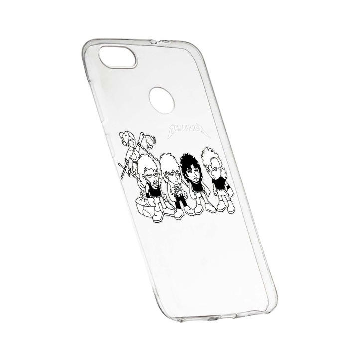 Защитен калъф Metallica за HTC Desire 12 Plus, устойчив на износване, противоплъзгащ се премиум силикон 544