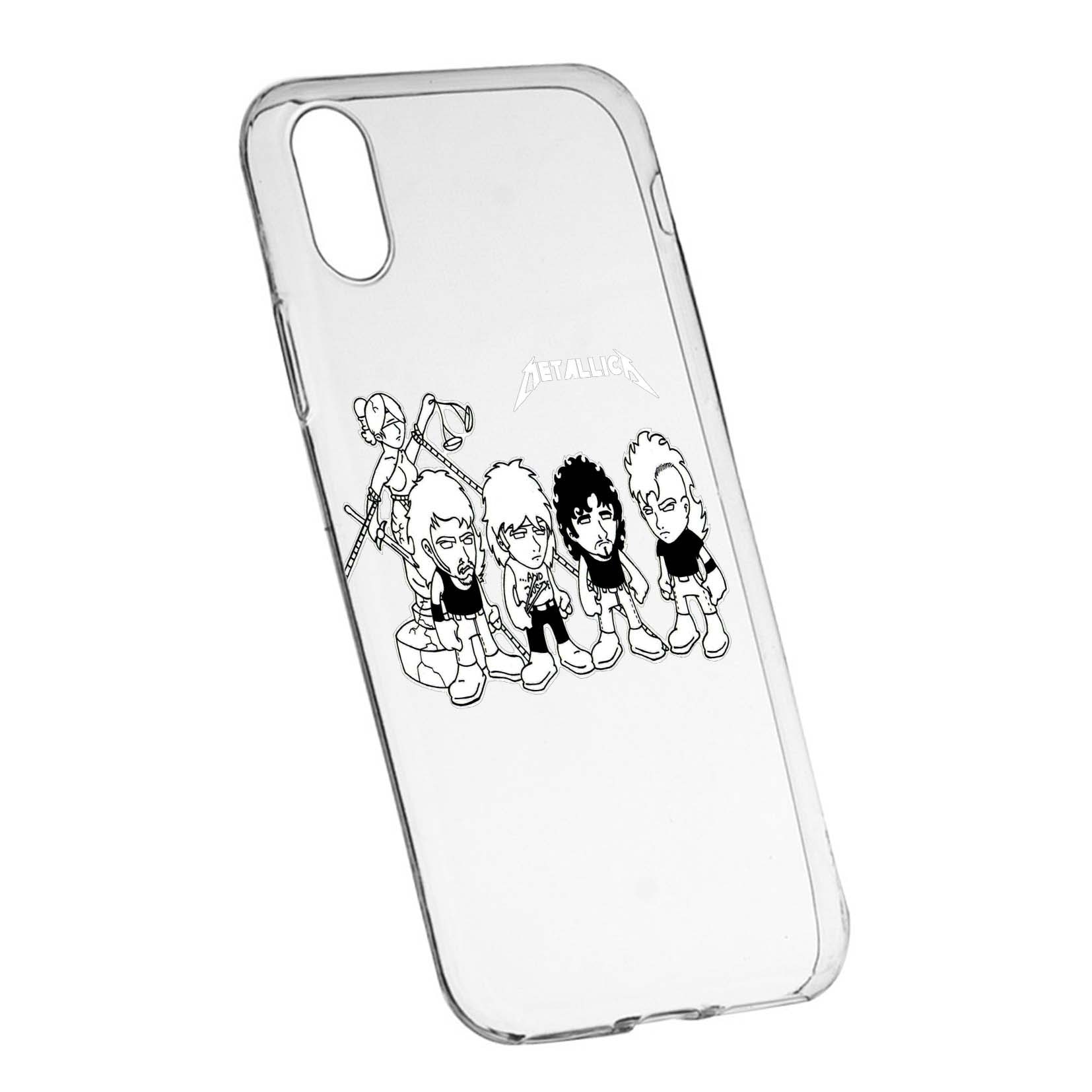 Husa de protectie Metallica, pentru Apple iPhone X / XS