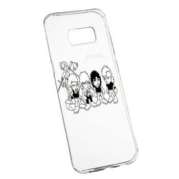 Husa de protectie Metallica, pentru Samsung Galaxy S8, rezistenta la uzura, anti-alunecare, din silicon Premium, 544 Husa de protectie Metallica, pentru Samsung Galaxy S8, rezistenta la uzura, anti-alunecare, din silicon Premium, 544