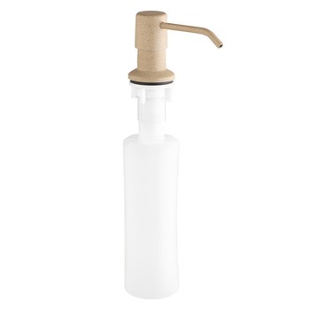 Dozator dispenser sapun bucatarie, incastrabil , granit bej, cap rotund, 400 ml Dozator dispenser sapun bucatarie, incastrabil , granit bej, cap rotund, 400 ml