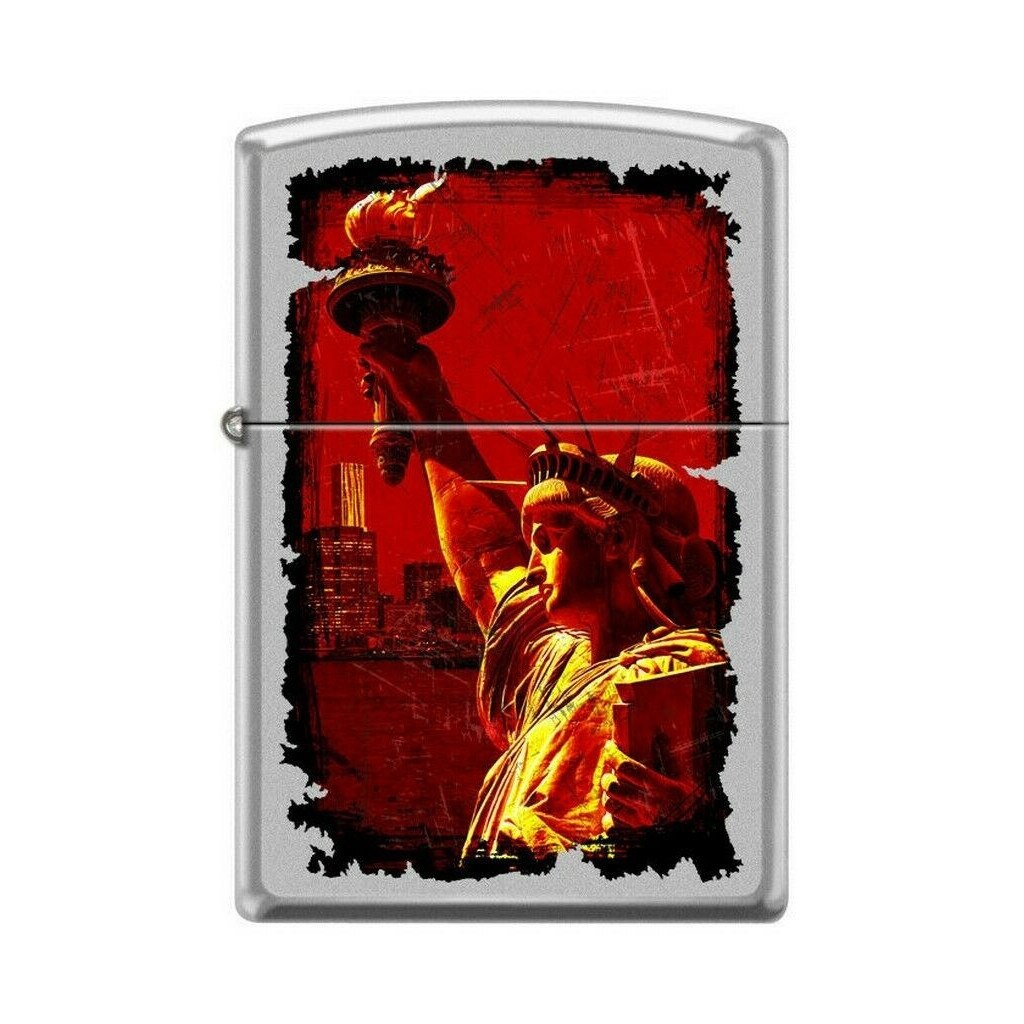 Bricheta Zippo 1136 Statue of Liberty with New York Skyline