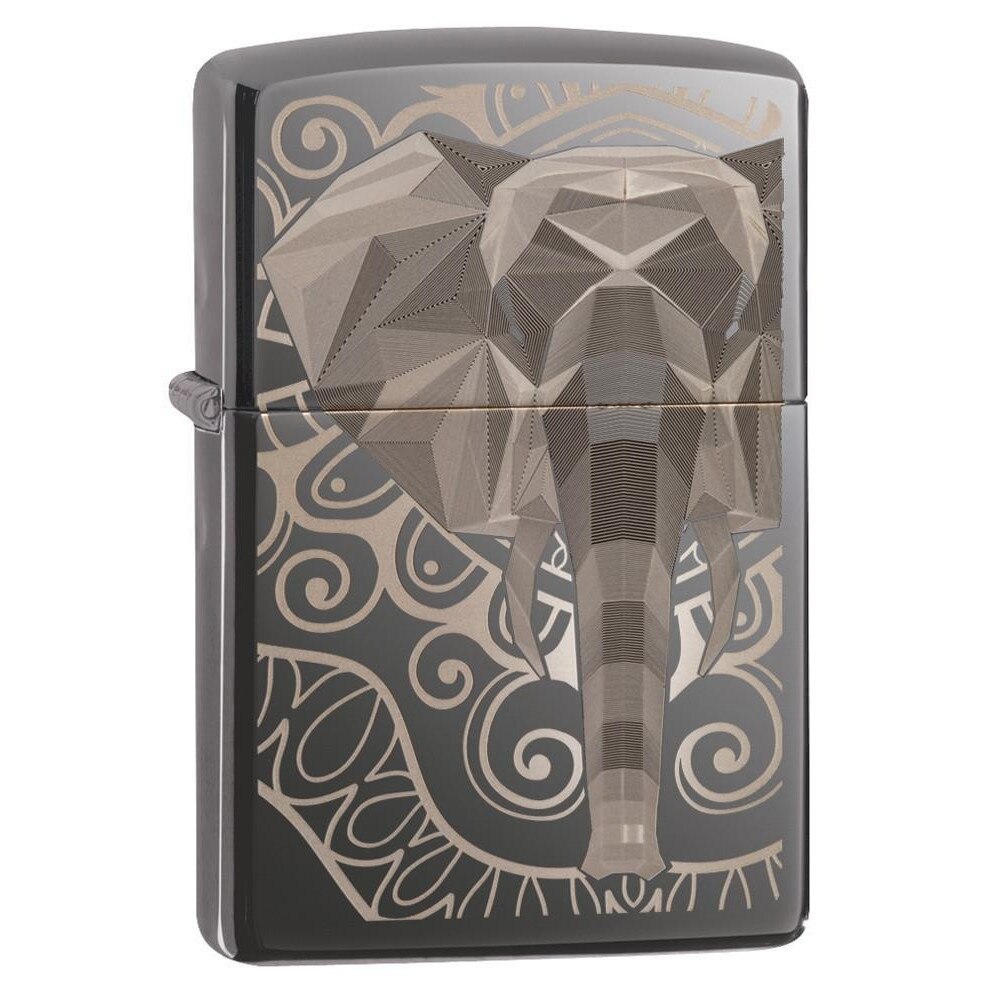 Bricheta Zippo Geometirc ELephant Design 49074
