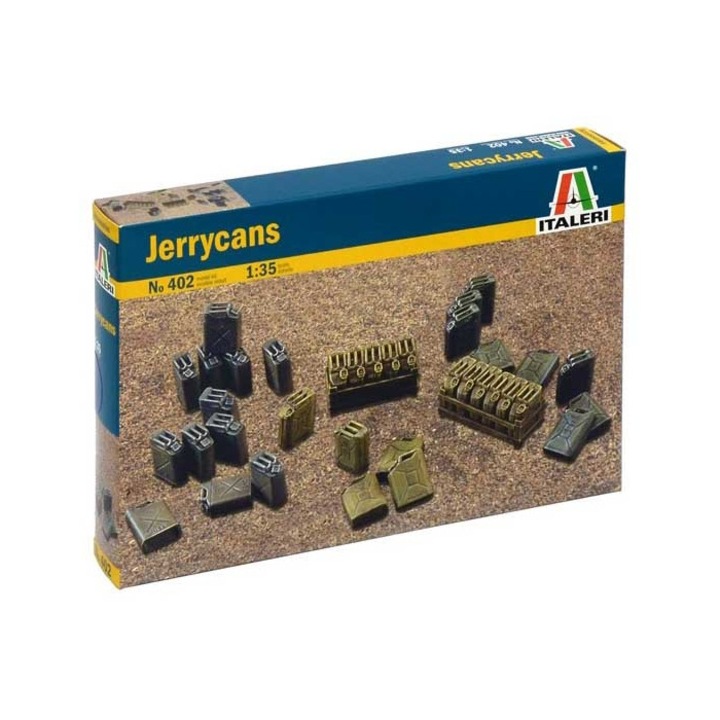 Italeri: Marmonkannák, benzineskannák makett kiegészítő szett, 1:35