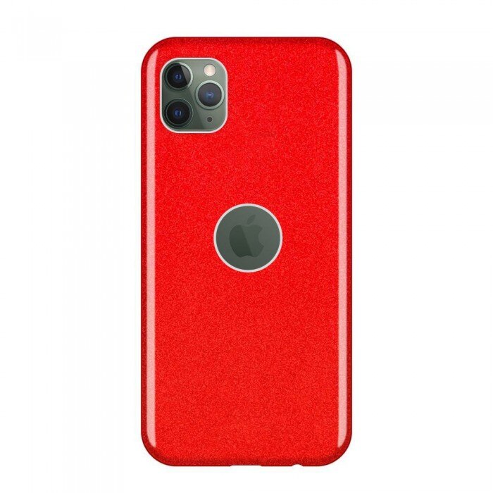 Husa Glitter Wozinsky, Shining Case, iPhone 11 Pro, Rosu