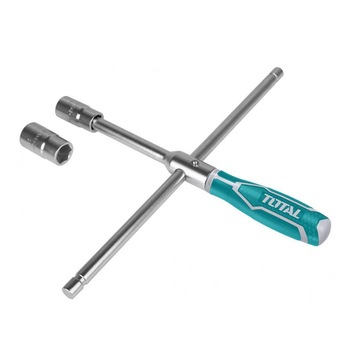 Cheie tubulara tip T Total, 4 varfuri interschimbabile, 17 - 23 mm Cheie tubulara tip T Total, 4 varfuri interschimbabile, 17 - 23 mm