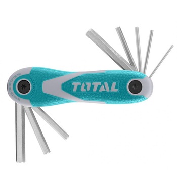 Set chei imbus de buzunar Total Industrial, T9 - T40, otel Cr-V Set chei imbus de buzunar Total Industrial, T9 - T40, otel Cr-V