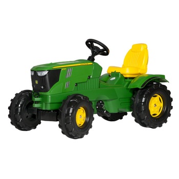Tractor John Deere 6210R cu pedale Rolly Toys, verde Tractor John Deere 6210R cu pedale Rolly Toys, verde
