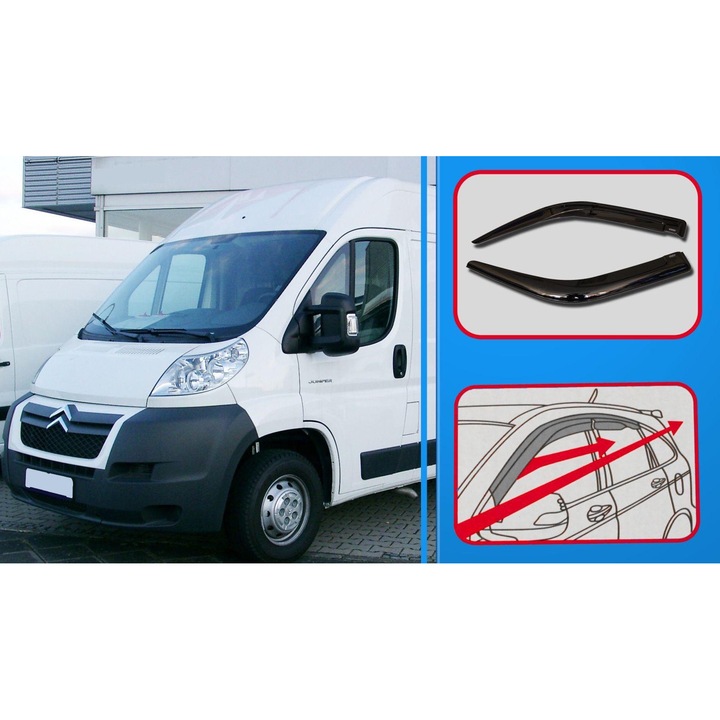 Комплект ветробрани Citroen Jumper Peugeot Boxer Fiat Ducato 2006-2014