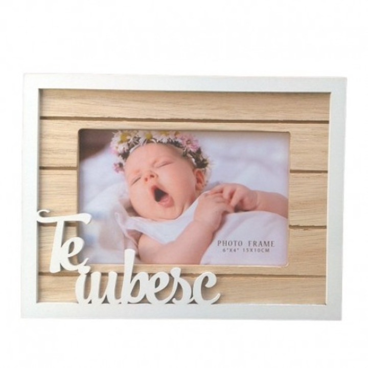 Rama foto 2 poze "I love you", pentru foto15x10cm