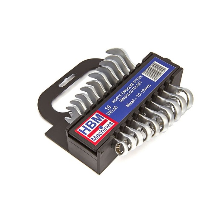 Комплект ключове HBM, 10 - 19 мм, 10 броя