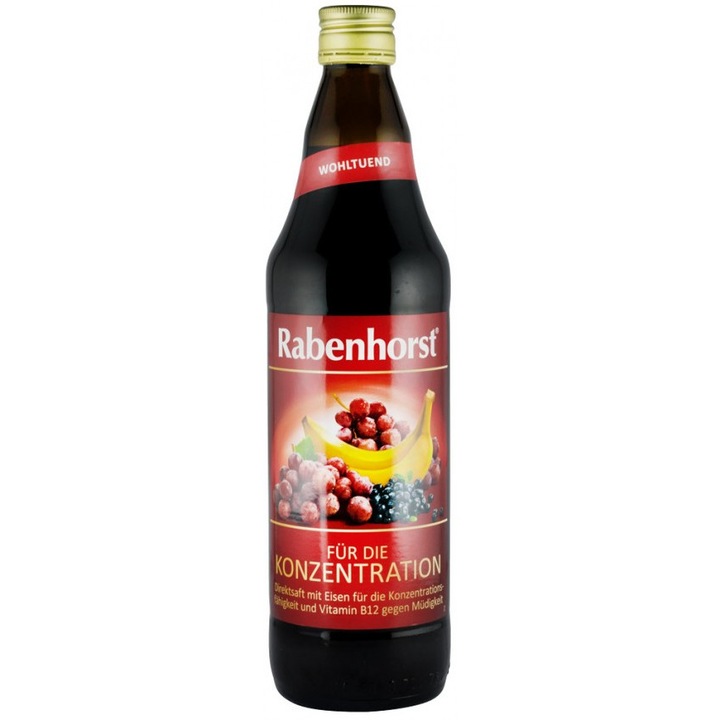 Плодов сок "За концентрация", Rabenhorst - 750мл