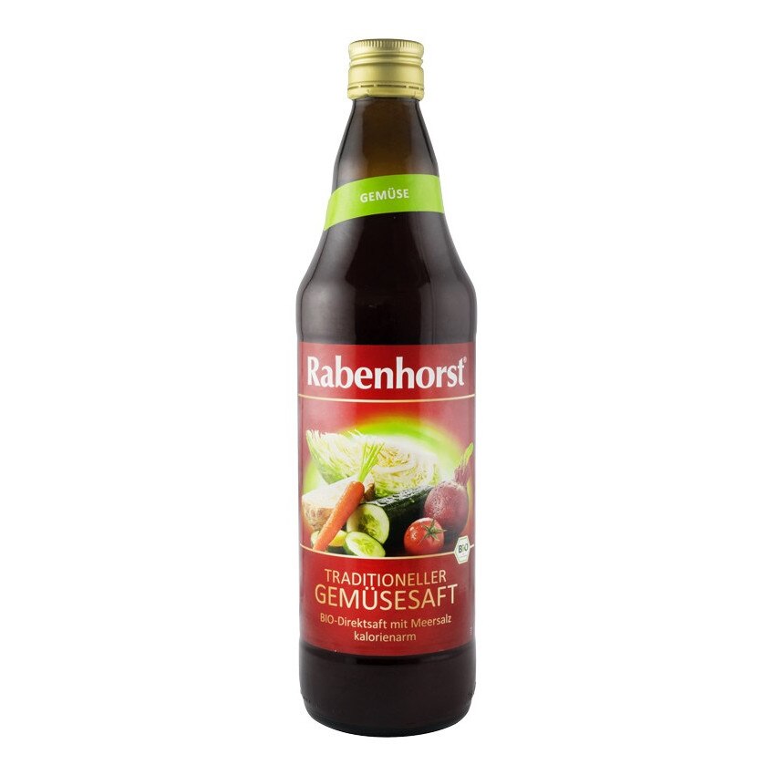 Suc pur BIO din legume, Rabenhorst - 750ml