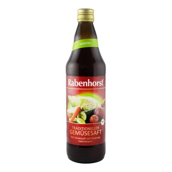 Suc pur BIO din legume, Rabenhorst - 750ml Suc pur BIO din legume, Rabenhorst - 750ml