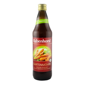 Suc BIO din morcovi, Rabenhorst - 750ml Suc BIO din morcovi, Rabenhorst - 750ml