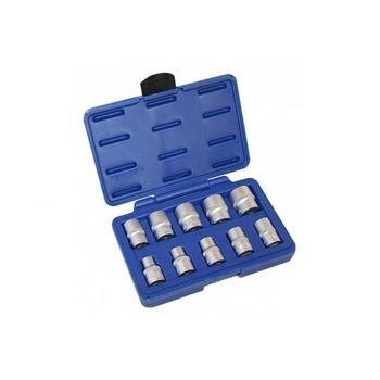 Trusa chei tubulare, 10 piese, in inch, 1/2 Trusa chei tubulare, 10 piese, in inch, 1/2