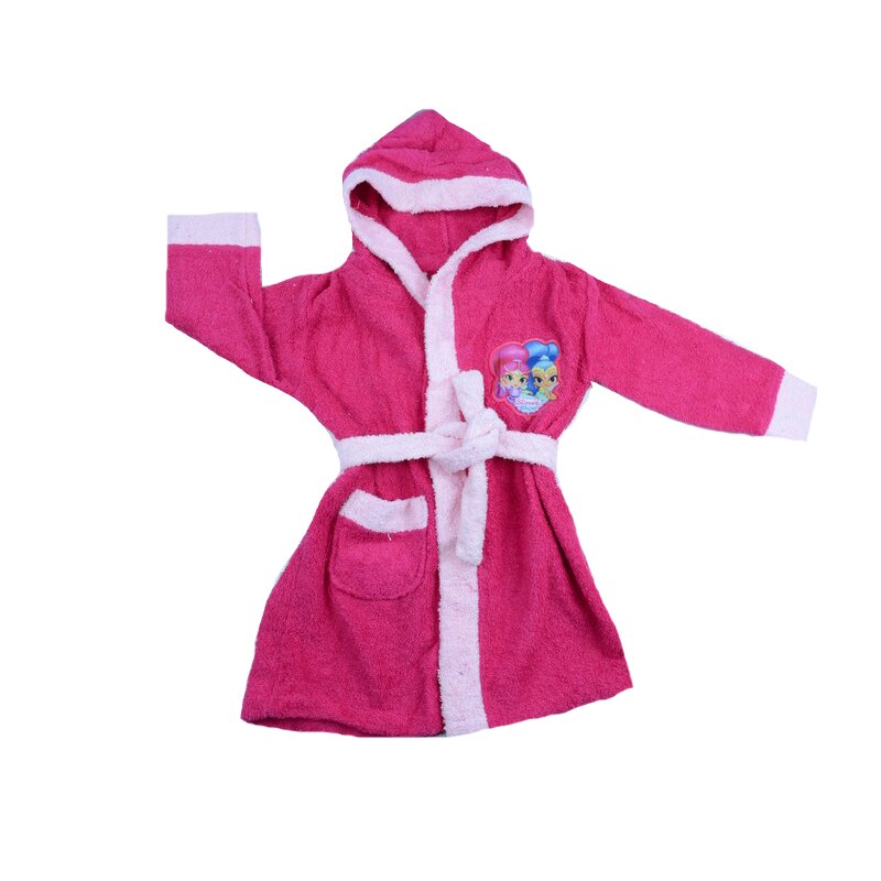 Halat de baie pentru fete Setino Shimmer & Shine 840-312F, Fucsia, 92-98 cm