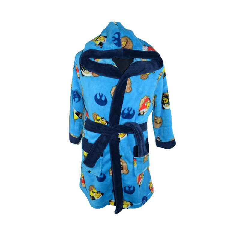 Halat pentru baietei Disney Angry Birds DISB-KBATH45751AL, Albastru, 110