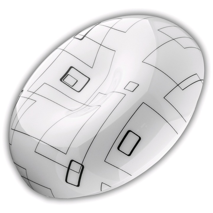 Aplica - Plafoniera LED AVIDE, Jelly (Medusa), 18W, 330 x 100 mm, 4000 K, Alb