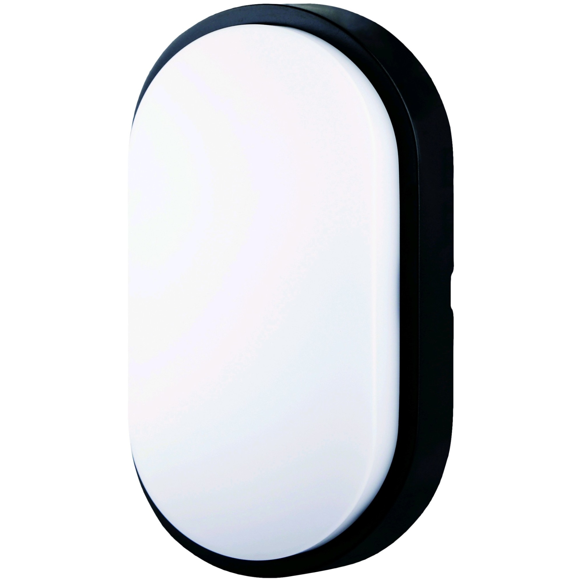 Aplica - Plafoniera LED AVIDE, Titania-O, Oval, 14W, Negru