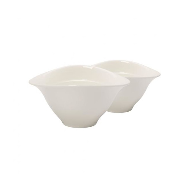 Set 2 boluri, Villeroy&Boch, Vapiano,portelan, culoare alba