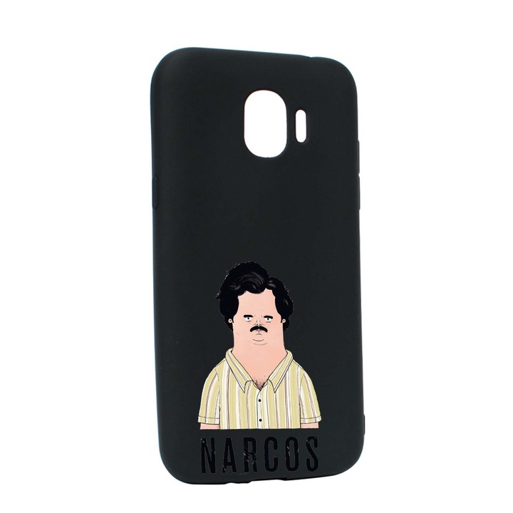 Husa de protectie Narcos - Pablo Escobar, Movie, pentru Samsung Galaxy J4 2018, rezistenta la uzura, anti-alunecare, din silicon Premium, B436