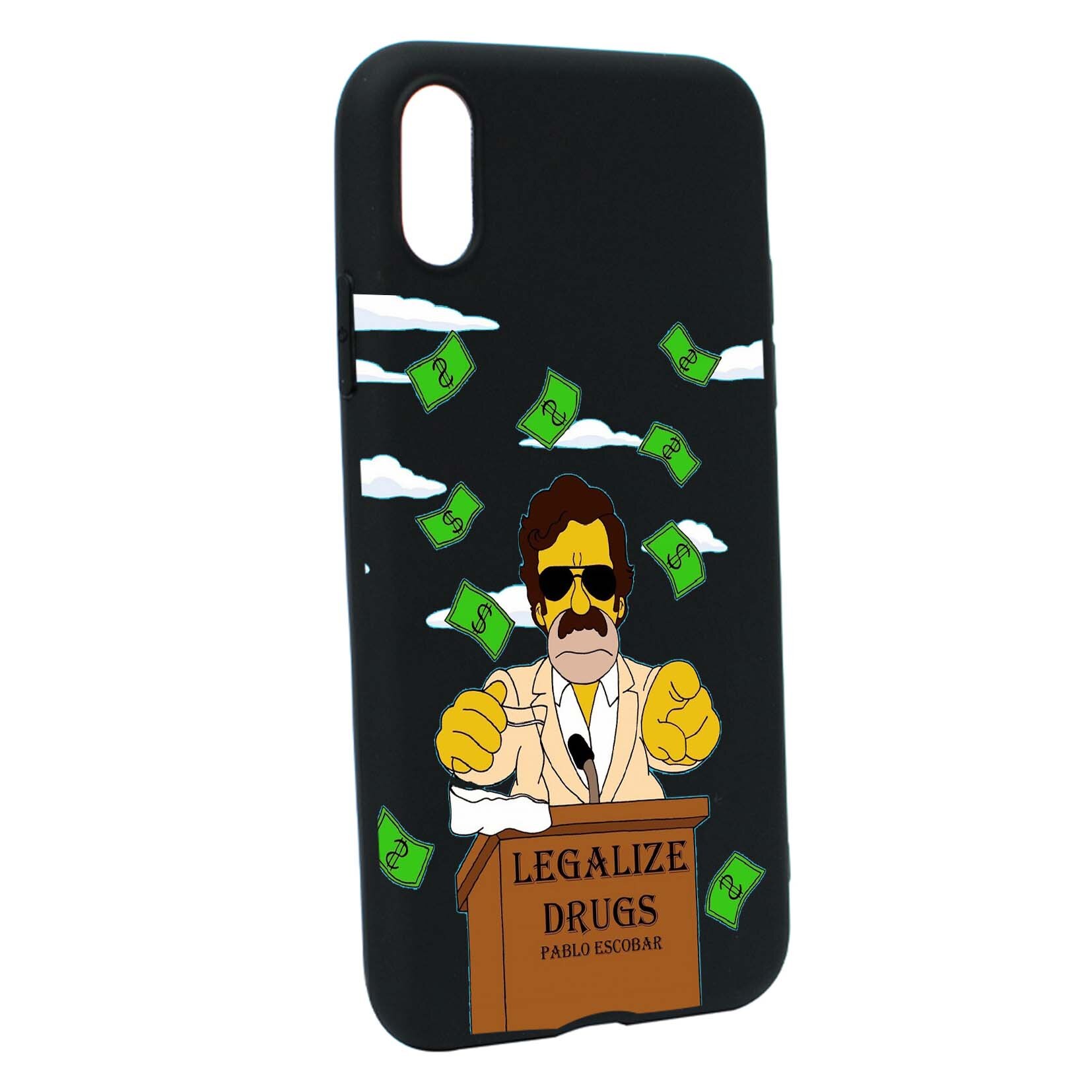 Husa de protectie Narcos - Pablo Escobar, Movie, pentru Apple iPhone XS Max, rezistenta la uzura, anti-alunecare, din silicon Premium, B437