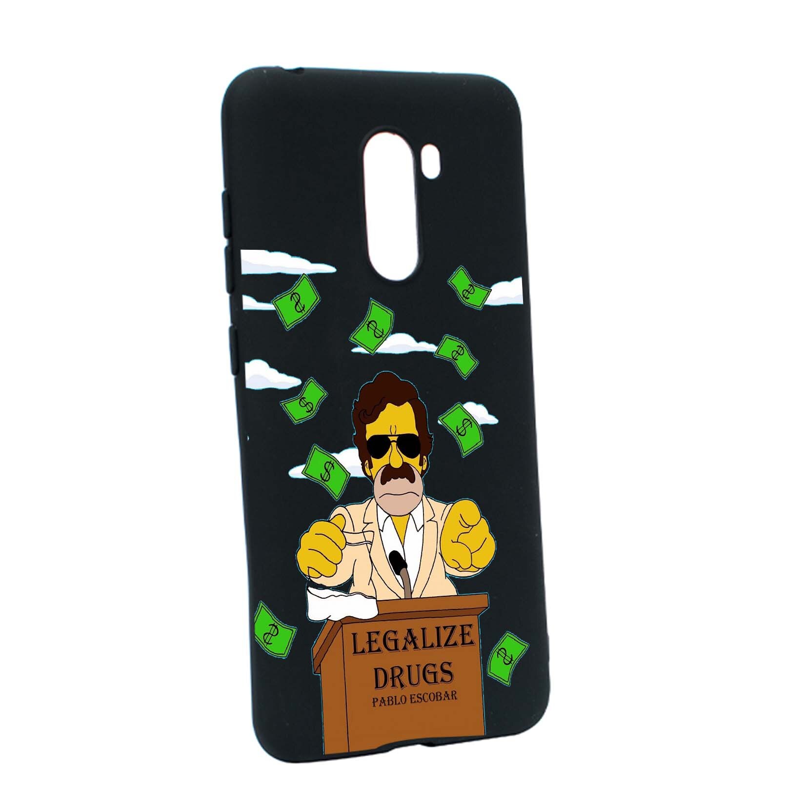 Husa de protectie Narcos - Pablo Escobar, Movie, pentru Xiaomi PocoPhone F1, rezistenta la uzura, anti-alunecare, din silicon Premium, B437