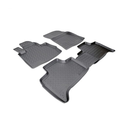 Set covorase auto cauciuc VagAuto pentru BMW X5 (E53) (1999-2007) - 5 bucati negru