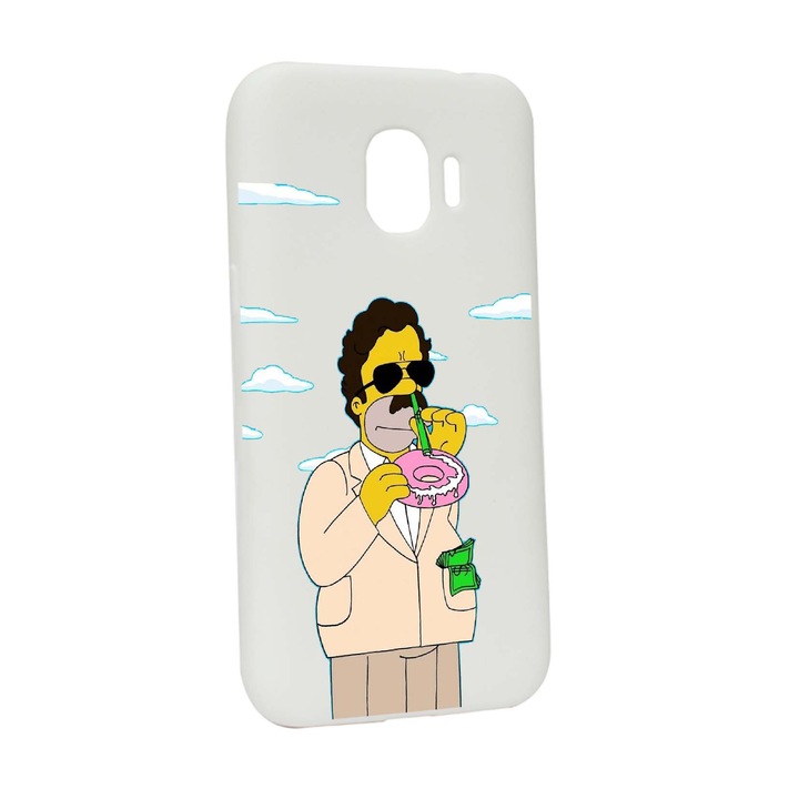 Husa de protectie Narcos - Pablo Escobar, Movie, pentru Samsung Galaxy J4 2018, rezistenta la uzura, anti-alunecare, din silicon Premium, W440