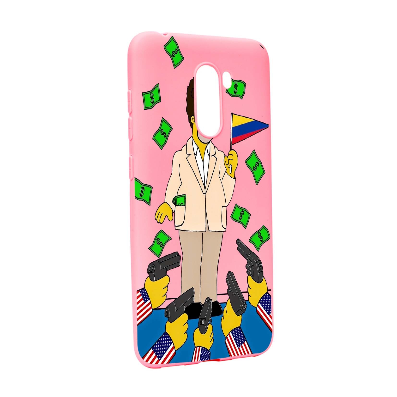 Husa de protectie Narcos - Pablo Escobar, Movie, pentru Xiaomi PocoPhone F1, rezistenta la uzura, anti-alunecare, din silicon Premium, P439