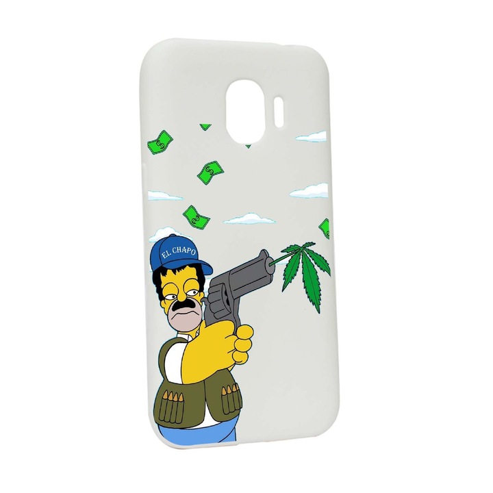 Husa de protectie Narcos - Pablo Escobar, Movie, pentru Samsung Galaxy J4 2018, rezistenta la uzura, anti-alunecare, din silicon Premium, W441