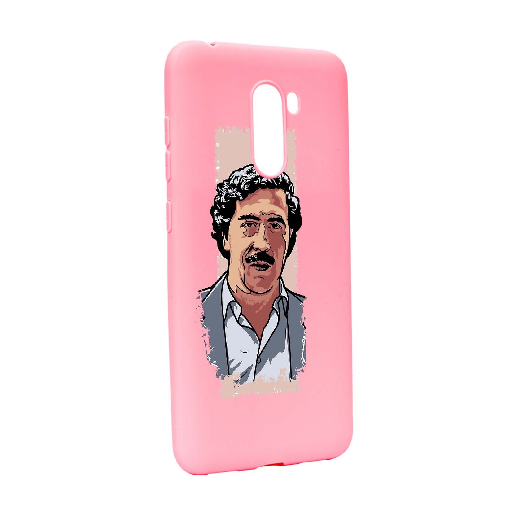 Husa de protectie Narcos - Pablo Escobar, Movie, pentru Xiaomi PocoPhone F1, rezistenta la uzura, anti-alunecare, din silicon Premium, P442