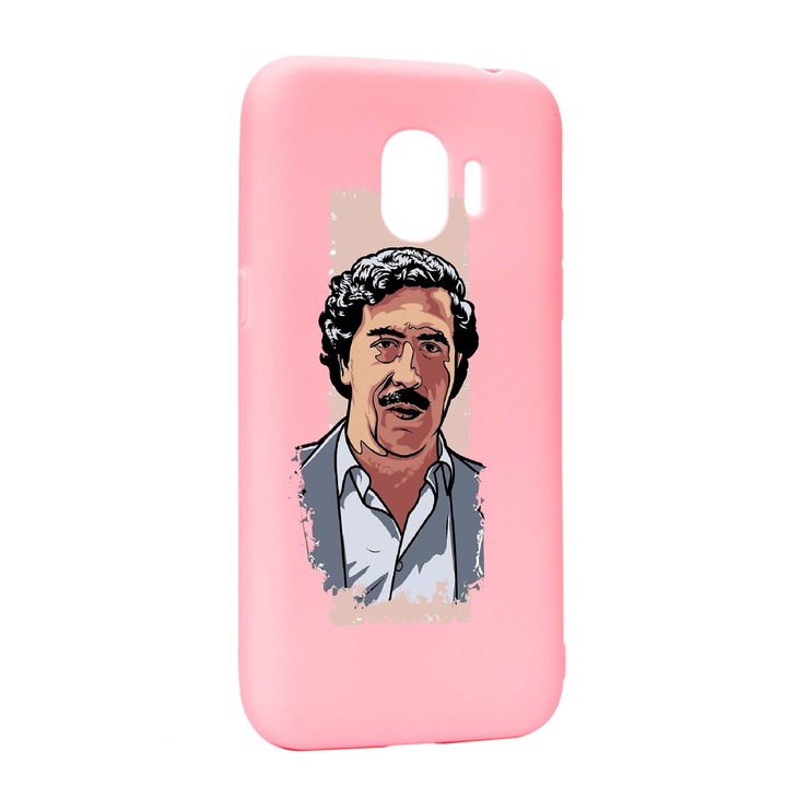 Husa de protectie Narcos - Pablo Escobar, Movie, pentru Samsung Galaxy J4 2018, rezistenta la uzura, anti-alunecare, din silicon Premium, P442