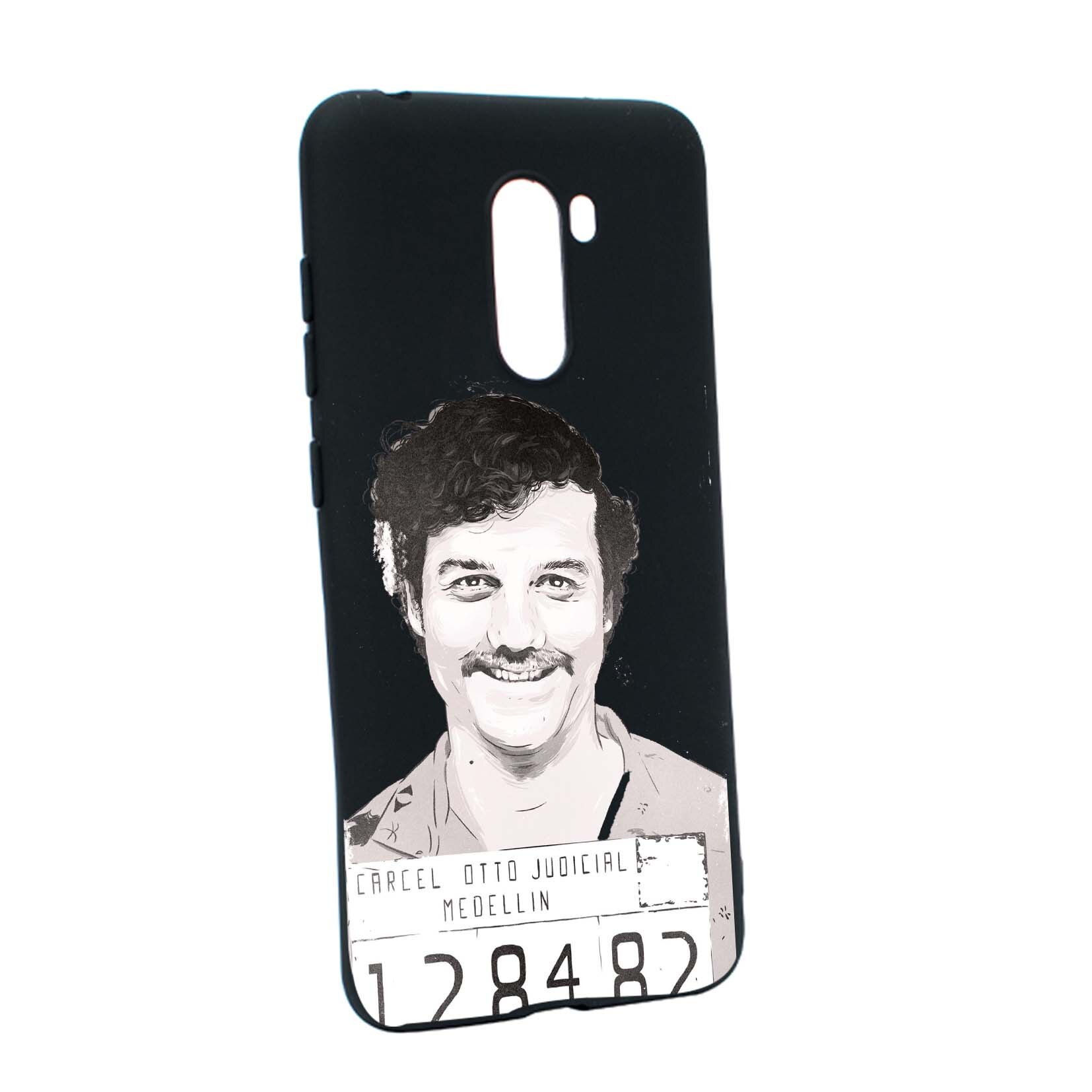 Husa de protectie Narcos - Pablo Escobar, Movie, pentru Xiaomi PocoPhone F1, rezistenta la uzura, anti-alunecare, din silicon Premium, B443